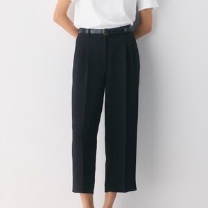 Wilfred Aritzia Black Trousers (Effortless Pants Crop)